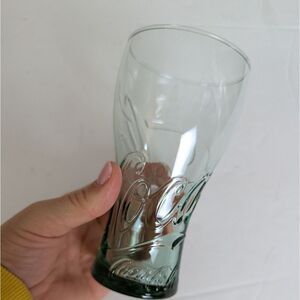 Vintage Libbey Coca-Cola Green Glass Tumbler – Embossed Logo